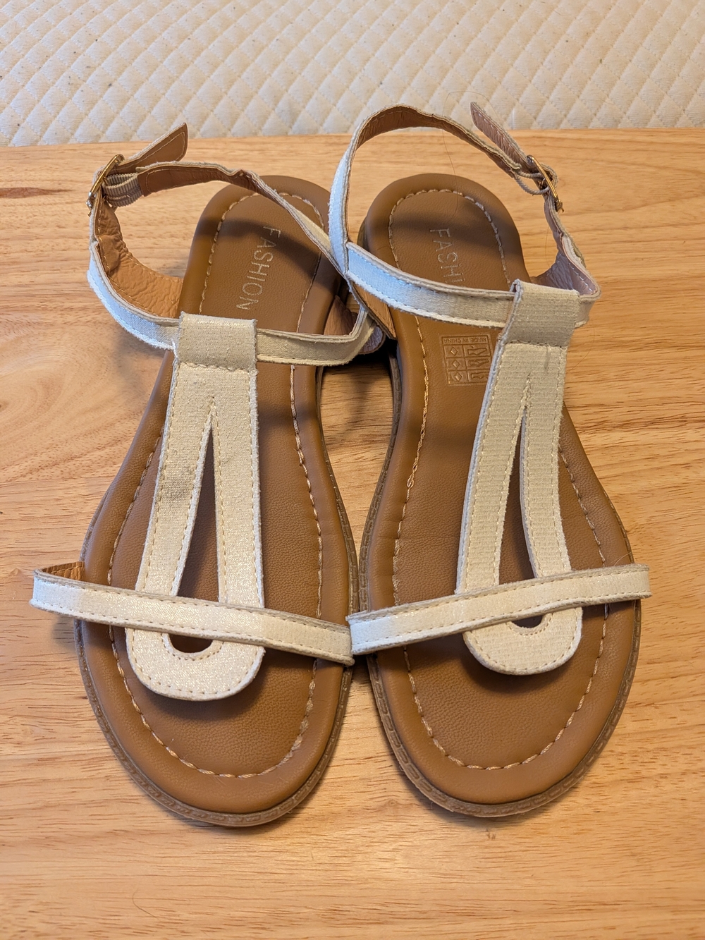 Macy's White Sandals